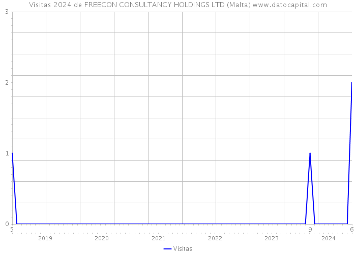 Visitas 2024 de FREECON CONSULTANCY HOLDINGS LTD (Malta) 
