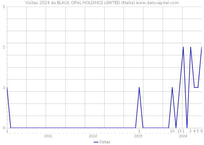 Visitas 2024 de BLACK OPAL HOLDINGS LIMITED (Malta) 