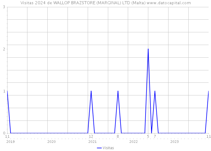 Visitas 2024 de WALLOP BRAZSTORE (MARGINAL) LTD (Malta) 