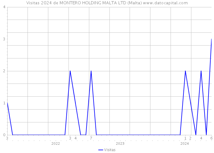 Visitas 2024 de MONTERO HOLDING MALTA LTD (Malta) 