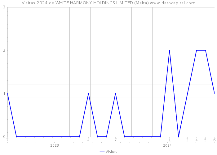 Visitas 2024 de WHITE HARMONY HOLDINGS LIMITED (Malta) 