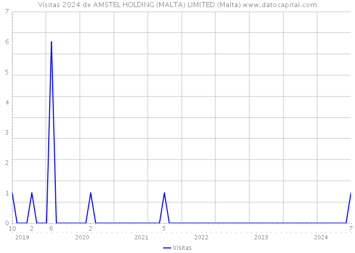 Visitas 2024 de AMSTEL HOLDING (MALTA) LIMITED (Malta) 