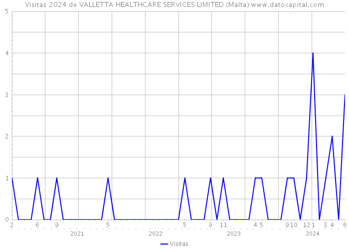 Visitas 2024 de VALLETTA HEALTHCARE SERVICES LIMITED (Malta) 