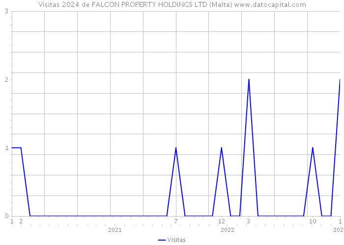 Visitas 2024 de FALCON PROPERTY HOLDINGS LTD (Malta) 