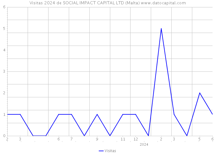 Visitas 2024 de SOCIAL IMPACT CAPITAL LTD (Malta) 
