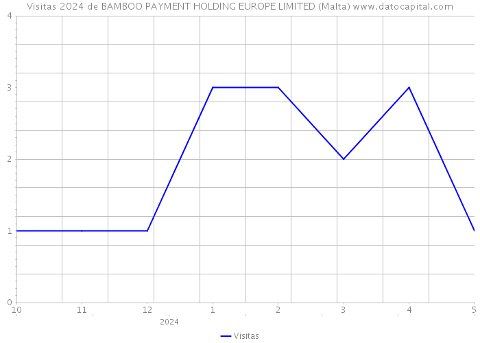 Visitas 2024 de BAMBOO PAYMENT HOLDING EUROPE LIMITED (Malta) 
