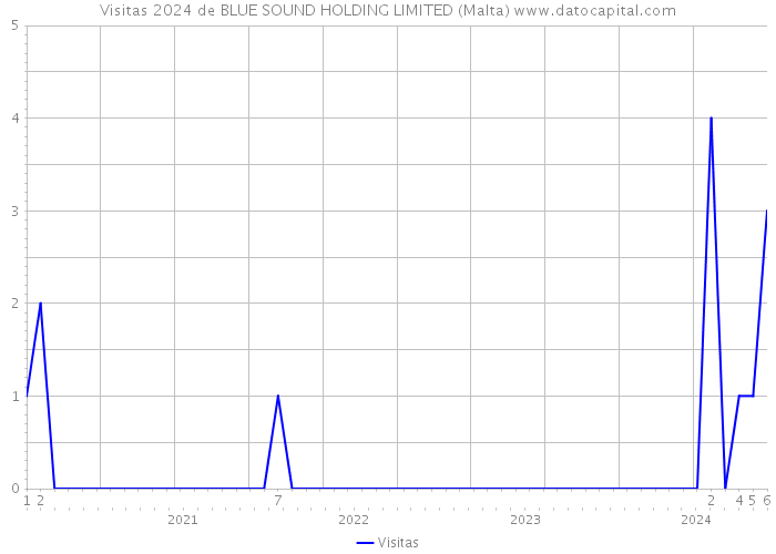 Visitas 2024 de BLUE SOUND HOLDING LIMITED (Malta) 