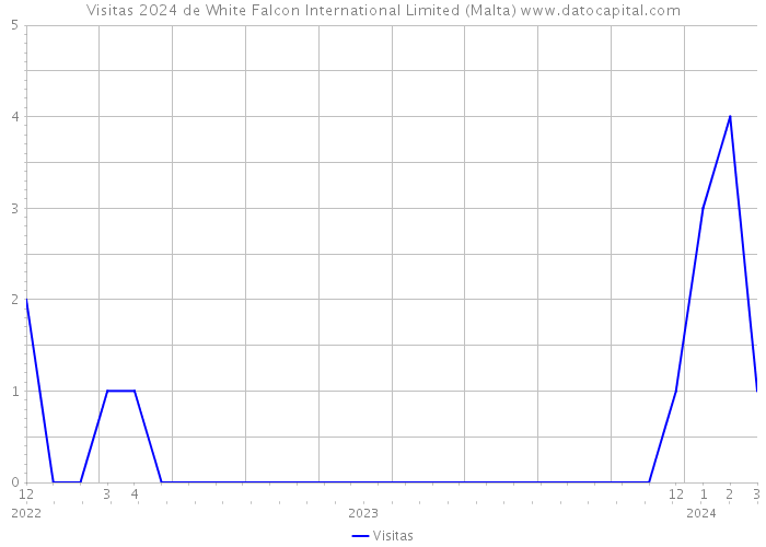 Visitas 2024 de White Falcon International Limited (Malta) 