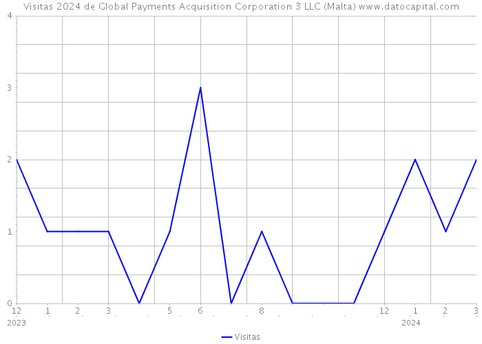 Visitas 2024 de Global Payments Acquisition Corporation 3 LLC (Malta) 