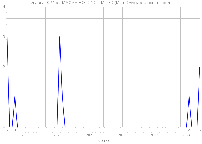 Visitas 2024 de MAGMA HOLDING LIMITED (Malta) 