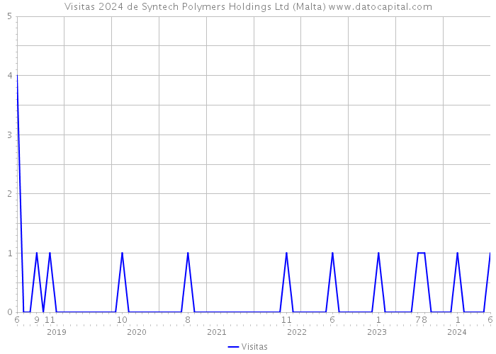 Visitas 2024 de Syntech Polymers Holdings Ltd (Malta) 