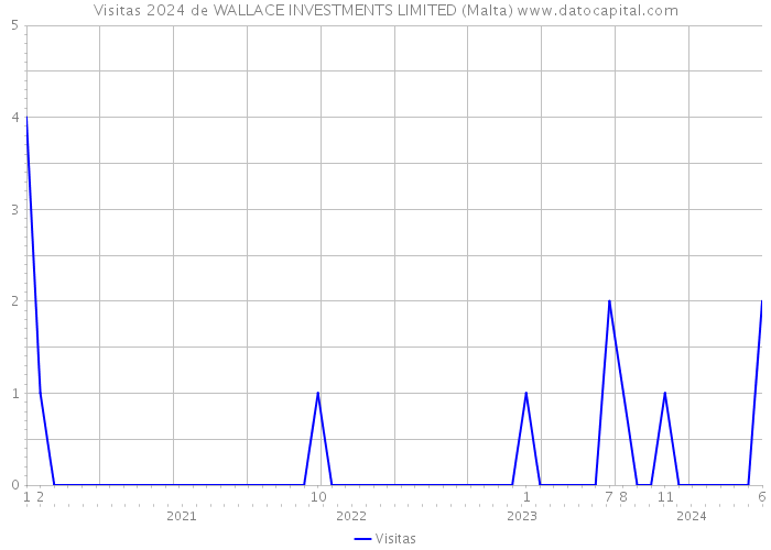 Visitas 2024 de WALLACE INVESTMENTS LIMITED (Malta) 