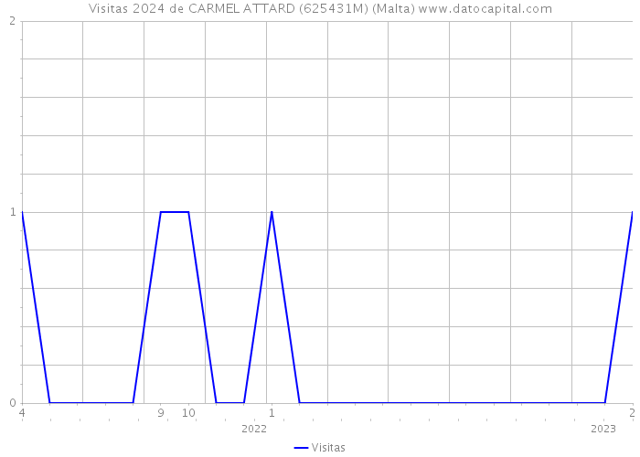 Visitas 2024 de CARMEL ATTARD (625431M) (Malta) 