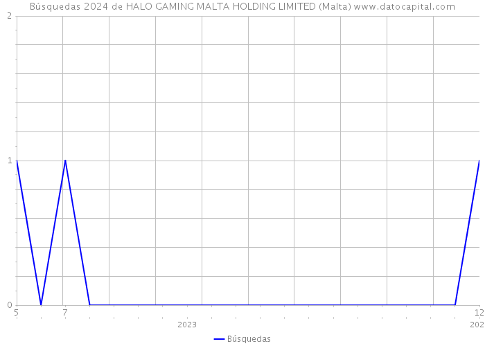 Búsquedas 2024 de HALO GAMING MALTA HOLDING LIMITED (Malta) 
