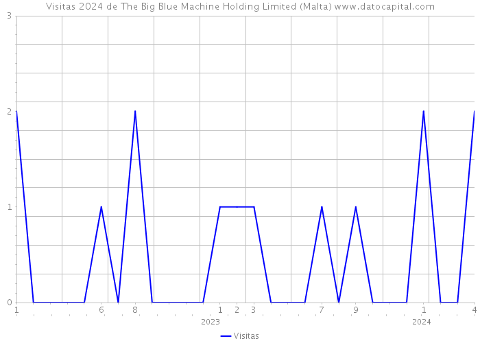 Visitas 2024 de The Big Blue Machine Holding Limited (Malta) 