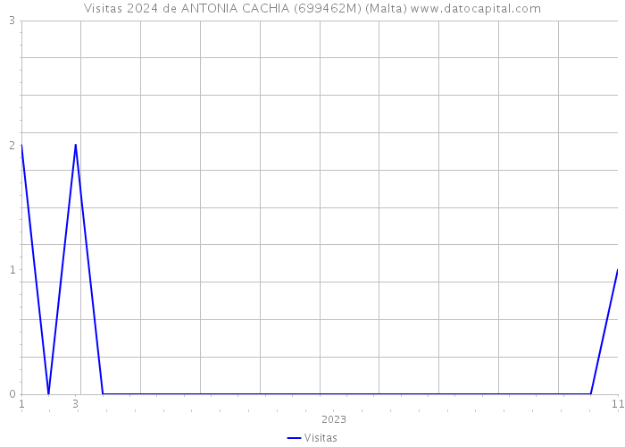 Visitas 2024 de ANTONIA CACHIA (699462M) (Malta) 