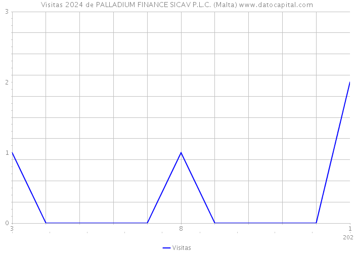 Visitas 2024 de PALLADIUM FINANCE SICAV P.L.C. (Malta) 