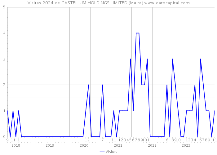 Visitas 2024 de CASTELLUM HOLDINGS LIMITED (Malta) 